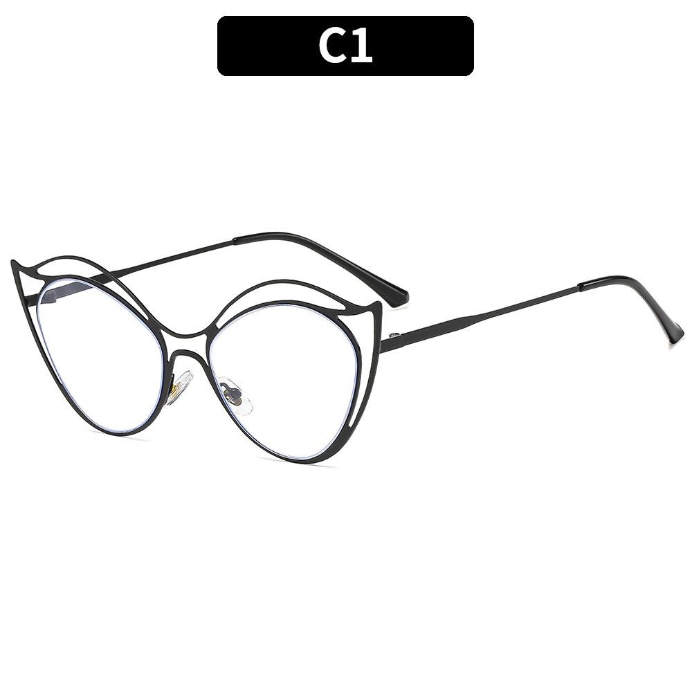 JYL TS Sunglasses Unisex UV Protection Cat Eye Color Block Street 82013 A-13382 иволги оранжевый