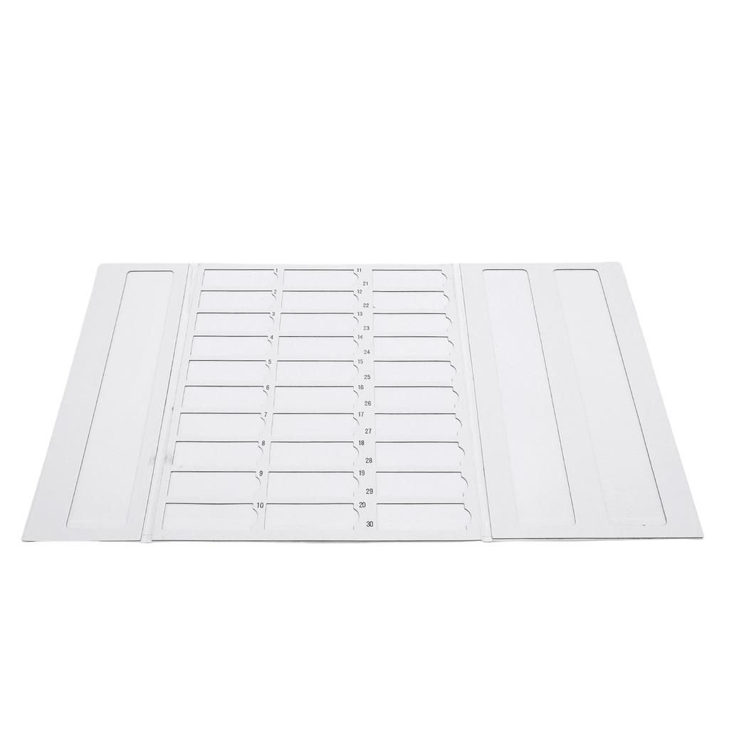 Microscope Slide Tray Foldable Cardboard Microscope 30 Slides Capacity Storage Plate for Laboratory