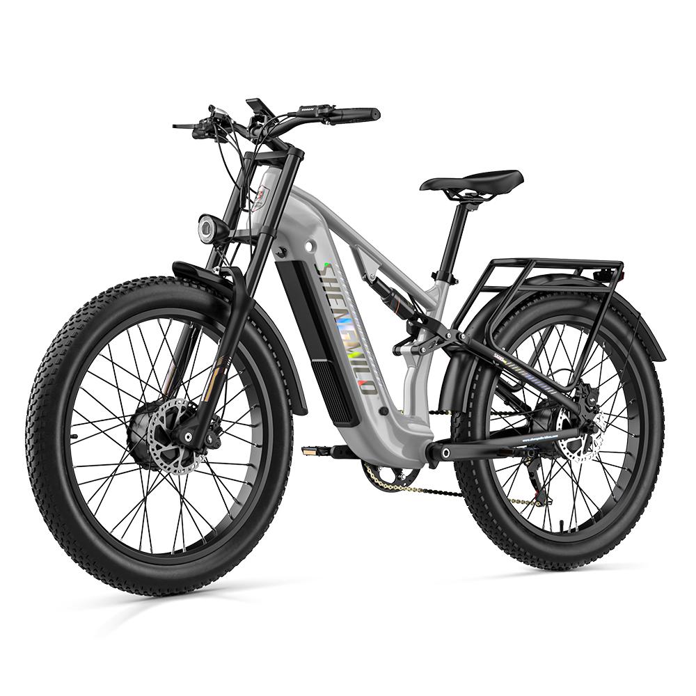 Shengmilo S600 Pro Adult All-Terrain Electric Bicycle 48V25AH Battery 90KM Max Range 2*1000W Dual Motor 45KM/H Top Speed No ABE E-Mountain Bike