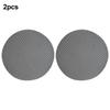 2 Peças de Tela Redonda para Grelha 16 Polegadas Grade de Fibra de Vidro Resistente a Altas Temperaturas Tela Reutilizável para Grelha Versátil Tela para Grelha de Cozinha