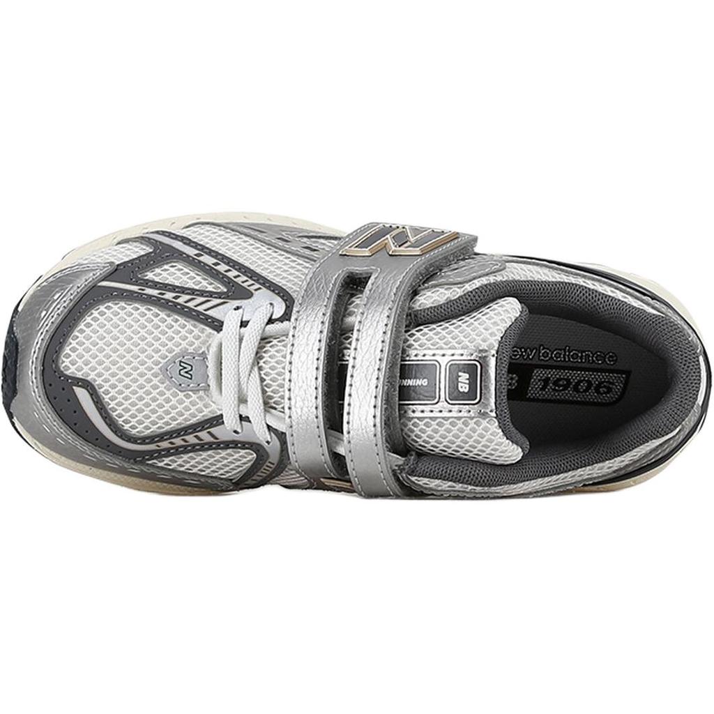 New Balance Nb 1906R Comfortable Lightweight Slip-Resistant Durable Breathable Low-Top Casual Shoes Kids Sneaker Silver P19068W7