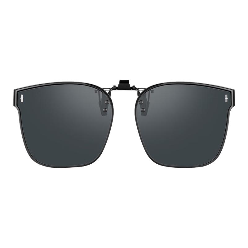 Helen Keller Unisex D-Shape Polarized Clip-On Sunglasses