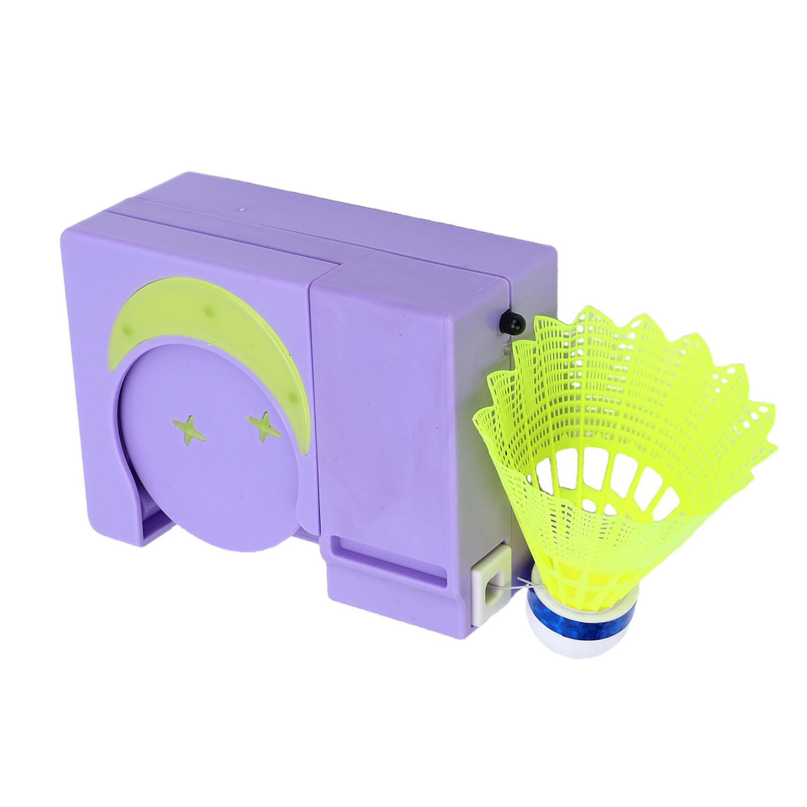 Automatic Badminton Trainer Kit Single Player Badminton Self Training Device with 6 Shuttlecocks and Remote for Indoor