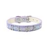 Pet Products Diamond Letters Leash Sequin Decorated Leather Collar