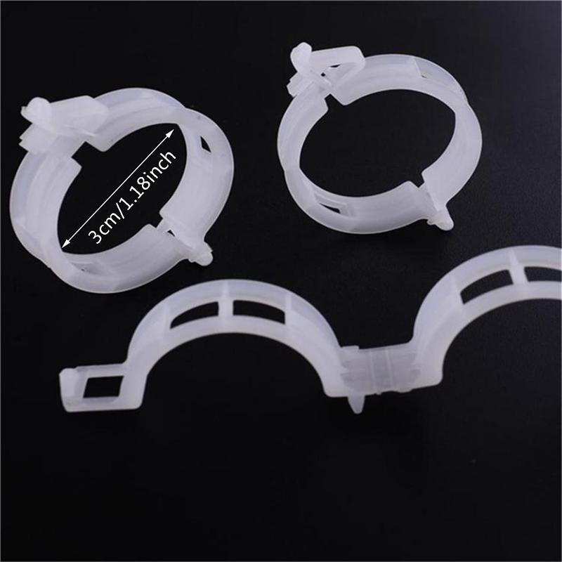 100PCS Garden Plant Flowers Tied Bundle Branch Clamp Clip Class Tools Flowers Vegetables Vine