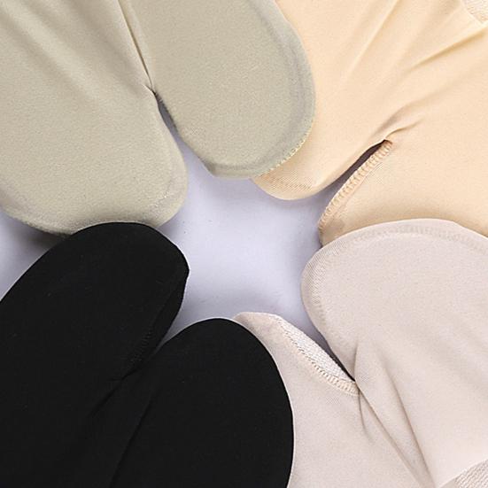 Breathable Toe Socks 2-Toe Invisible Liner Socks with Anti-Slip Silicone Ultra-Thin Moisture-Wicking Socks for Loafers Sneakers