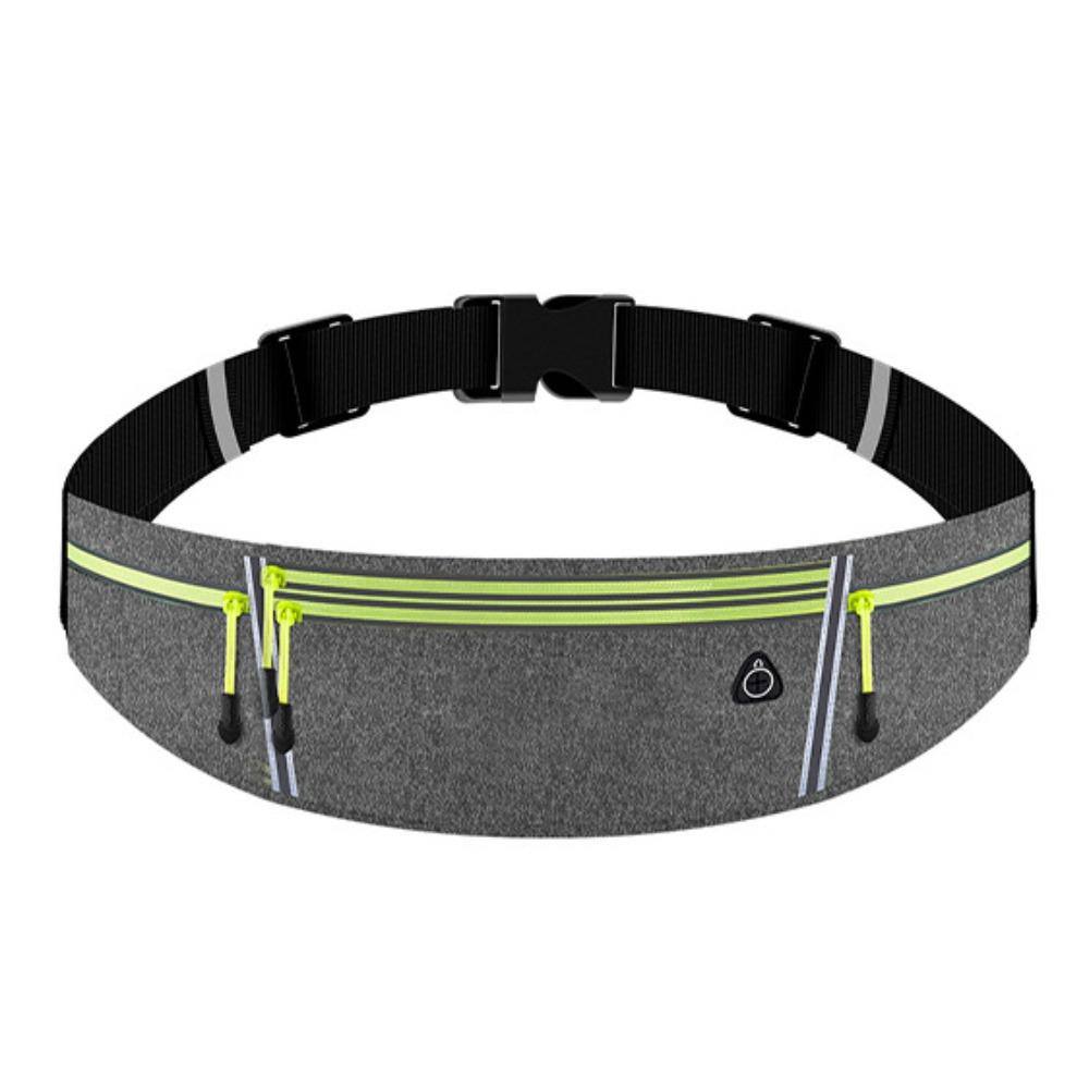 

With Bottle Bag Running Waist Bags Multi-function Sports Phone Bag Outdoor Riding grey style 2