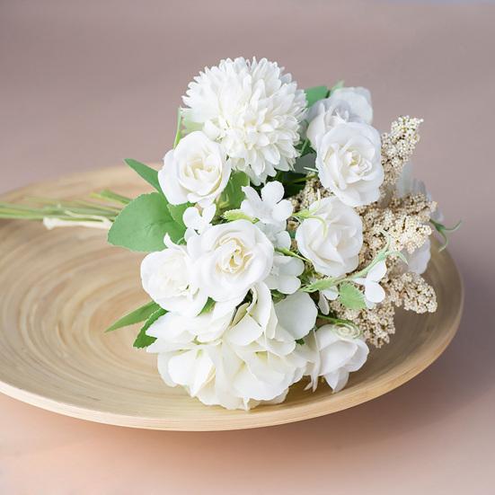 1 Bunch Artificial Bouquet Alice Flower Bridal Home Wedding Party Party