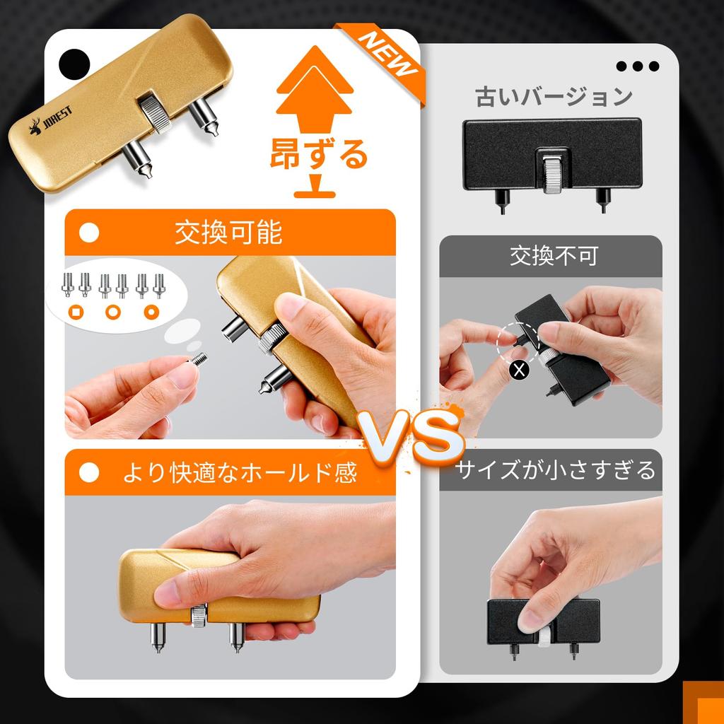 JOREST 2024 New Watch Tool Battery Case Back Watch Repair Watch Strap Watch Band Watch Battery Watch Watch Watch Watch Pry Spring Bar Remover Kit,