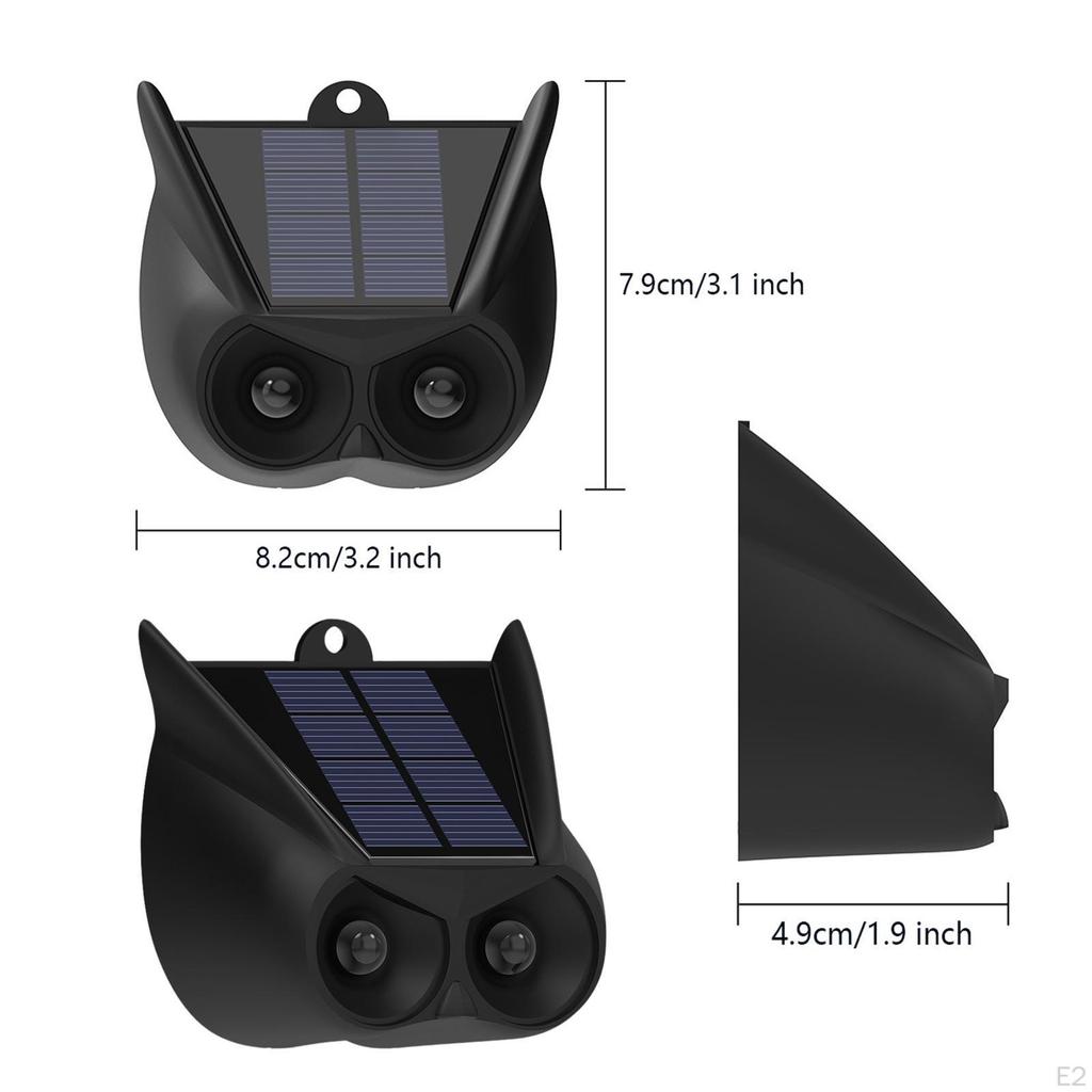 Animal Bird Deterrent Device Drive Away House Outdoor Repels Solar Animals Repellent for