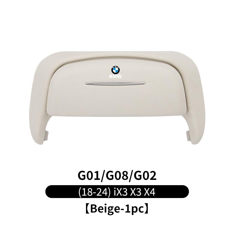 2025 Heißes Auto Graues Wildleder Sonnenbrillenetui Auto Dachaufbewahrung Zubehör Brillenetui Für BMW 5er Serie G60 X3 iX3 G01 X4 G02 X5 G05