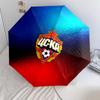 PFC CSKA Moscow  Pattern, Automatic Folding Umbrella, Portable and Foldable Design, 8 Ribs, a Christmas or Birthday Gift.