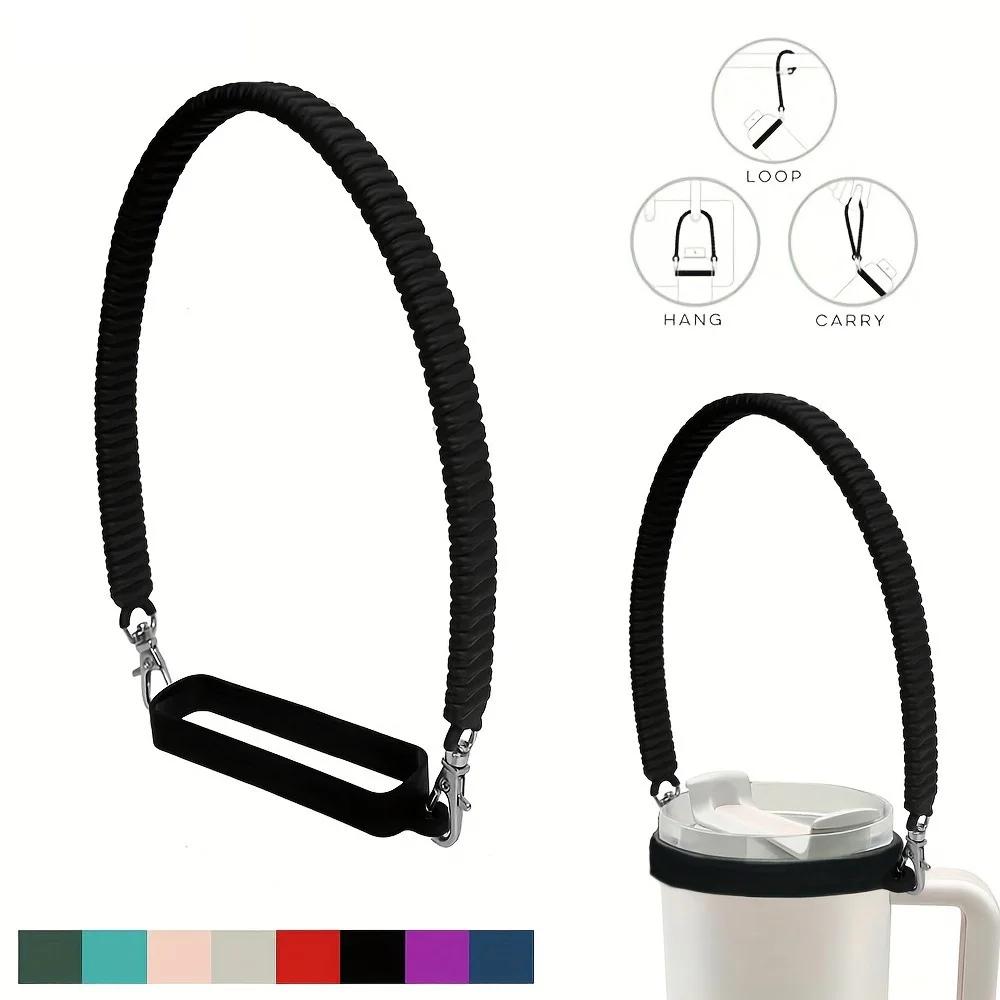 

Water Bottle Carrier Strap Water Bottle Handle Sling Soft Durable Silicone Holder for Most 8 40oz Bottles Cup Accessories