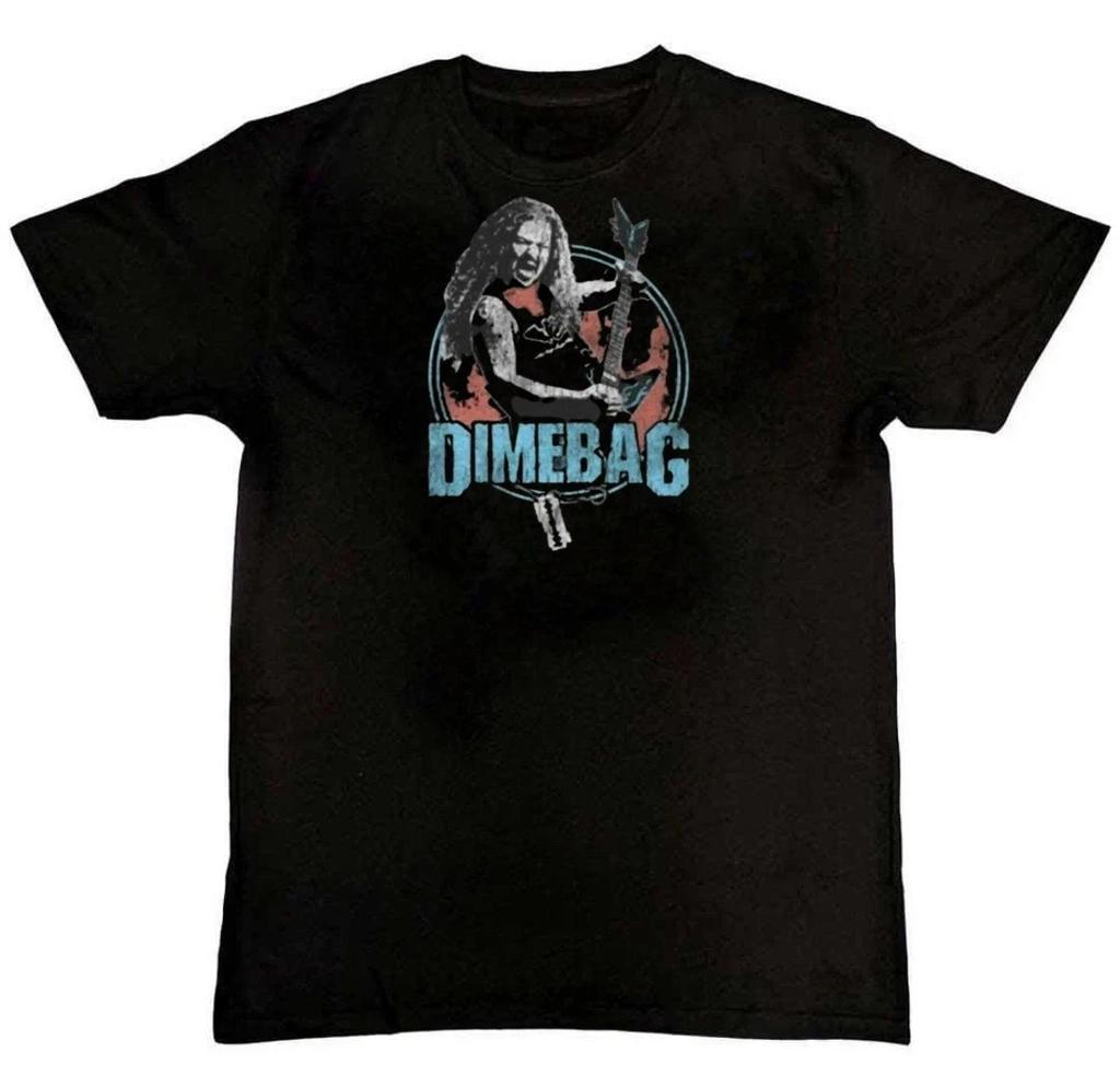 Dimebag Darrell Graphic Print Unisex Mens 100% Cotton T-shirt Mens Tees Top