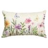 New Spring Flower Pillowcase Linen Printed Floral Sofa Cushion Cover Home Pillowcase