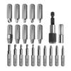 22Pcs Screw Remover Set, High-speed Steel Anti-tooth and Anti-wire Removal Tool, Damaged Screw Remover