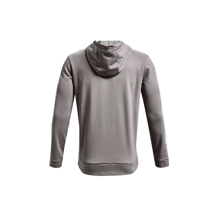 Under Armour Summit Series Training Knit Pullover Hoodie Men Tops Dark-Wolf-Grey 1366221-066