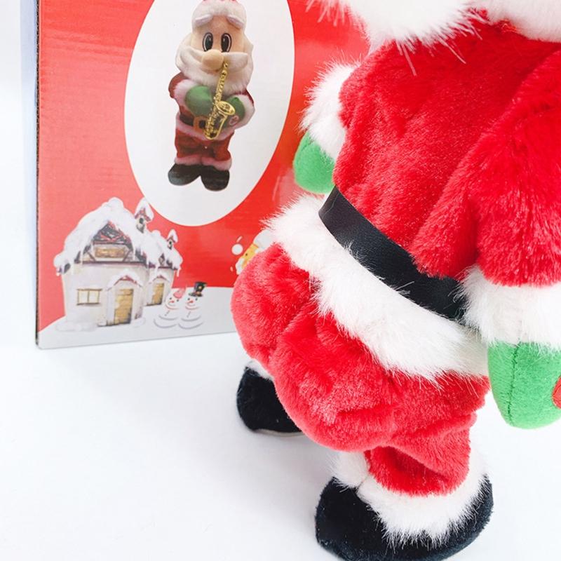 Cute Gift for Kids&Adults Plastic Toy Kids Game Electric Dancing Santa Claus Creative Supplies for Age 3 Kids/Adults