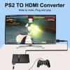 PS2 to HDMI Adapter Audio Video Converter Adapter Cable 1M 480i/480p/576i for Sony PS2 to HDMI for All PS2 Display Modes