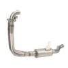 Motorcycle Exhaust Front Pipe 51mm Stainless Steel Replacement for Aprilia RS660 2020 To 2023