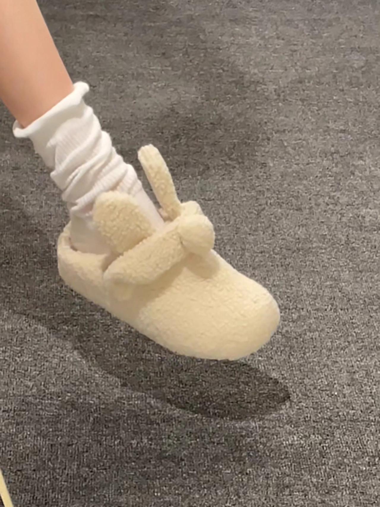 

Модные женские осенне-зимние новые туфли с круглым носком, глубоким вырезом, мягкой подошвой, теплые хлопковые туфли, милая платформа, плюшевые полусапожки 35