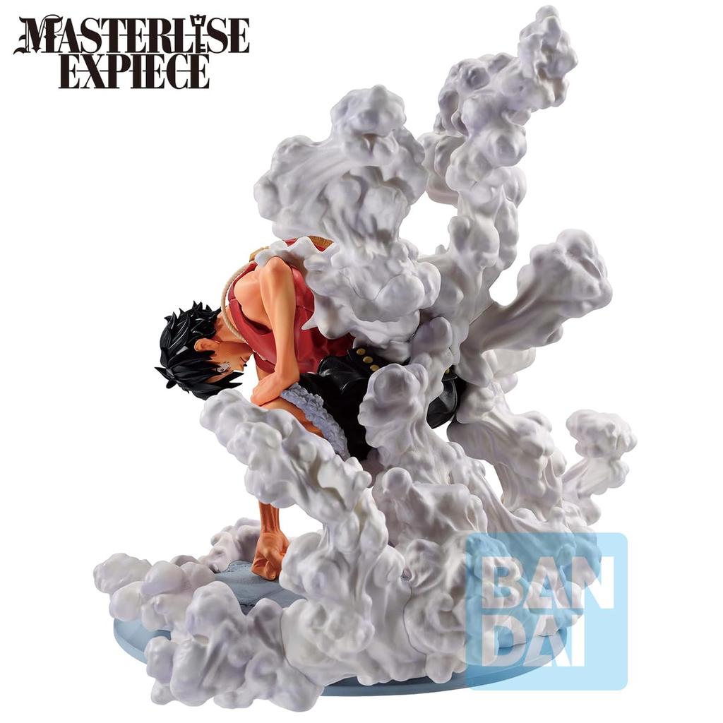 One Piece Monkey Luffy Gear 2 to the Pirate Bandai Spirits Master Series Figure D. (Road King) Collector's