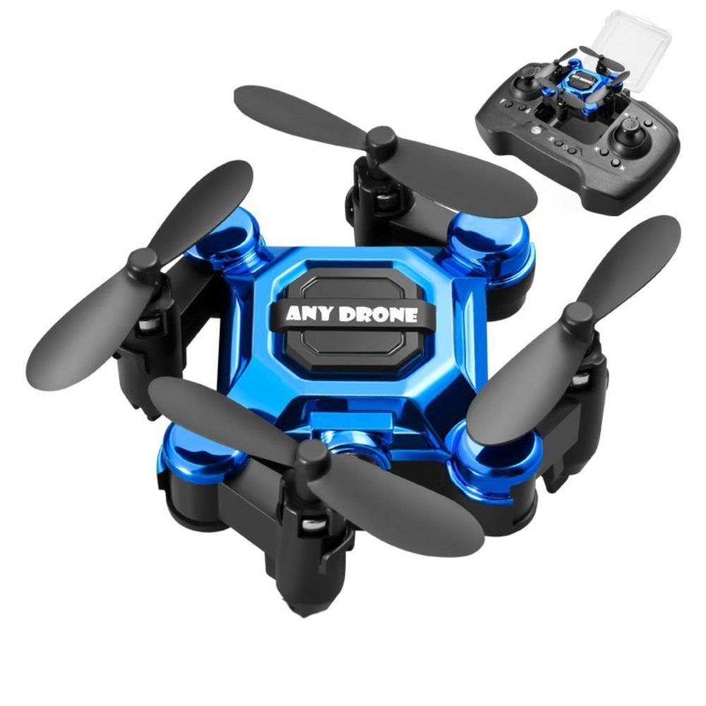 

Flying Mini Remote Control Aircraft Quadcopter Micro Aircraft Children s Toy Boys Toys Blue