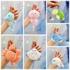 Soft Fluffy Whale Keyring Kawaii Press Sound Pendant Ocean Animal Plush Keychain  Home Decor