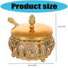 European Luxurious Spices Jar Set With Iron Lid And Clear Glass Body Includes Spoon Sugar Bowl for Home Kitchens Cooking