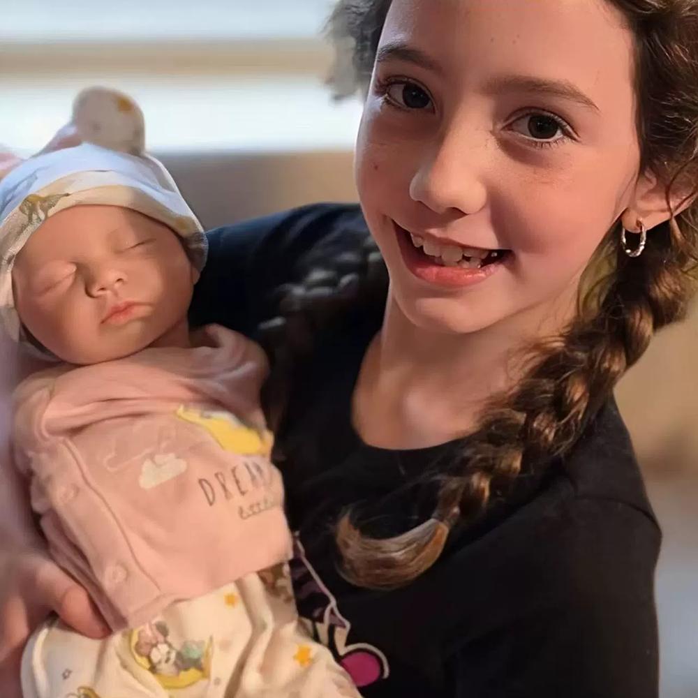 13inch Full Solid Silicone Doll Toy Loulou Flexible Elastic Super Soft Squish Silicone Lifelike Reborn Bebe Doll Toys