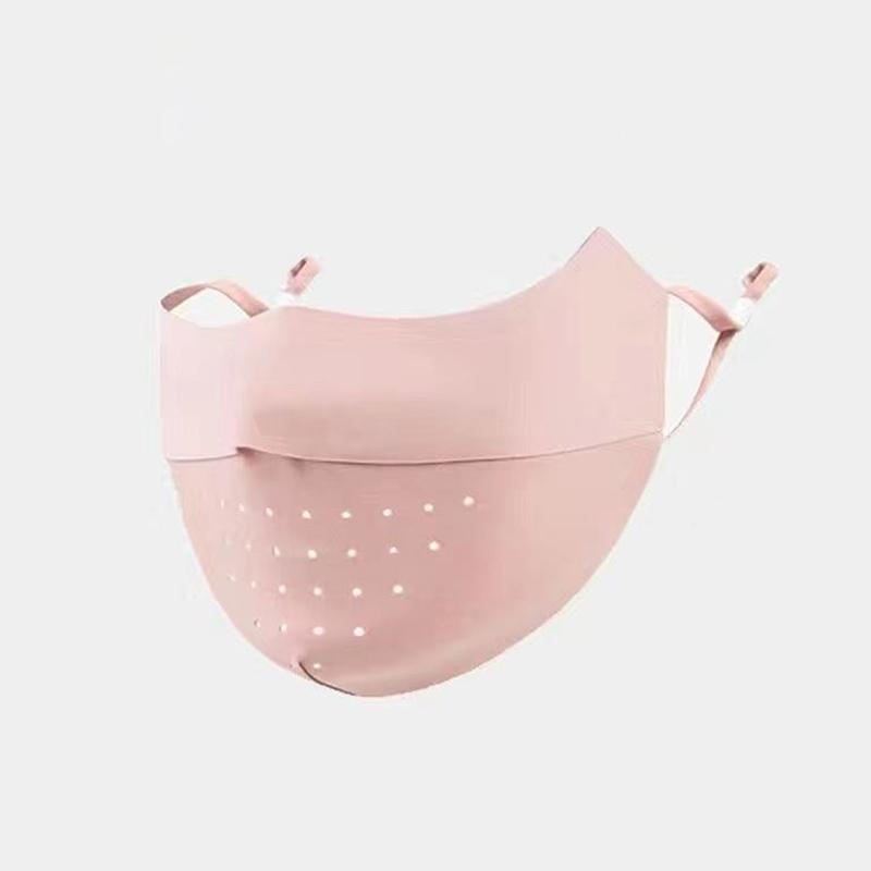 Ice Silk Face Mask Uv Sun Protection Summer Adjustable Breathable Men Women Outdoor Running Cycling Sports Mask