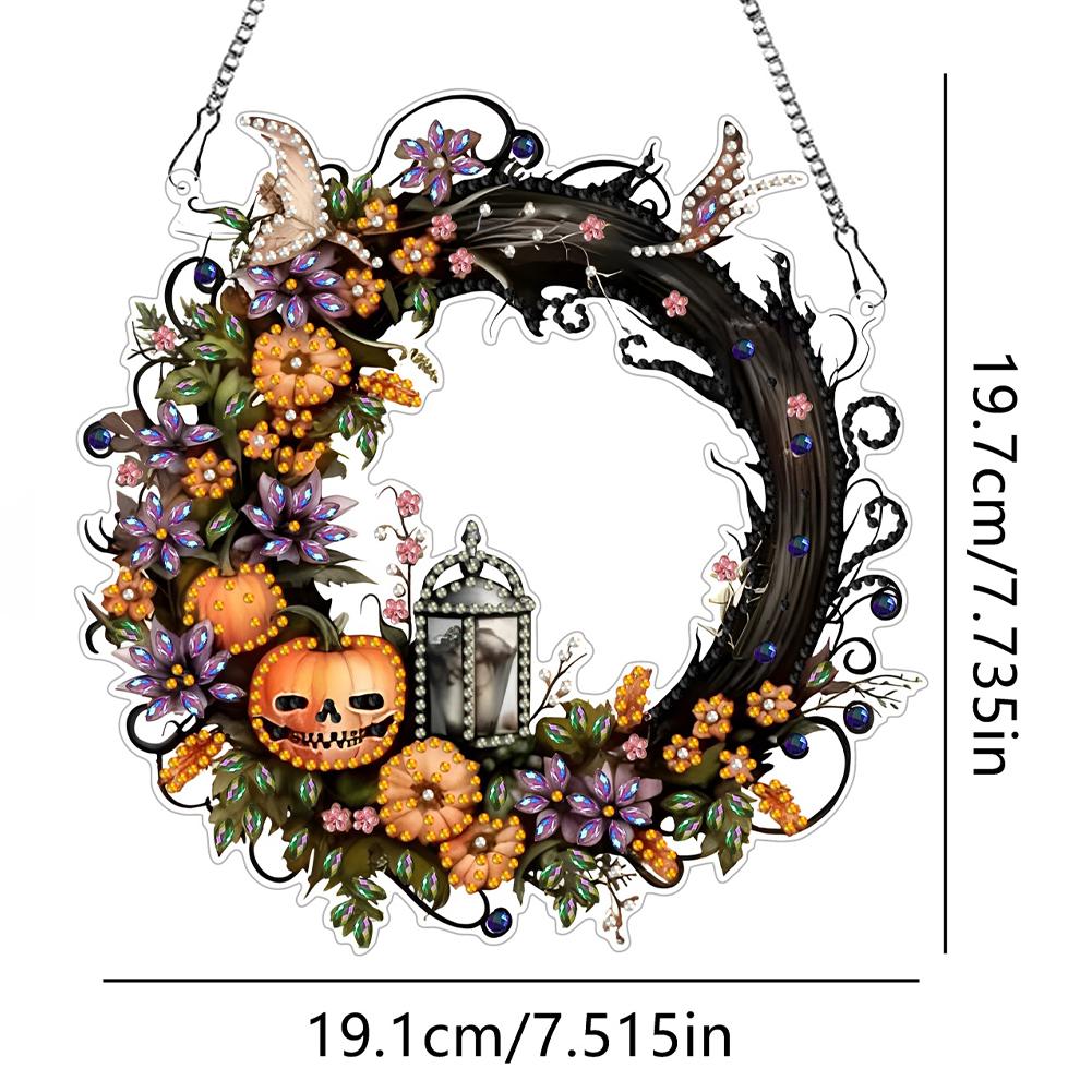 

Halloween Fall Pumpkin Mickey Wreath For Front Door With Pumpkins Artificial Maples Sunflower Autumns Harvest Christmas Decor 1PC