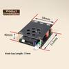 DC Dual Circuit TPA3255 Pure Power Circuit With Adjustable Preamp Gain MCU Smart Protection & Advanced Cooling System