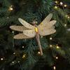 25cm Christmas Artificial Butterfly Sparkling Christmas Hanging Decoration New Christmas Gift