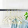 5pcs Nordic Minimalist Style Golden Hangers Clothing Store High-end Hangers Home Bedroom Drying Racks Clothes Hanger Pants Racks