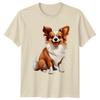 Happy Fluffy Dog Graphic Tee Animal Lover Unisex Unisex Unisex TShirt