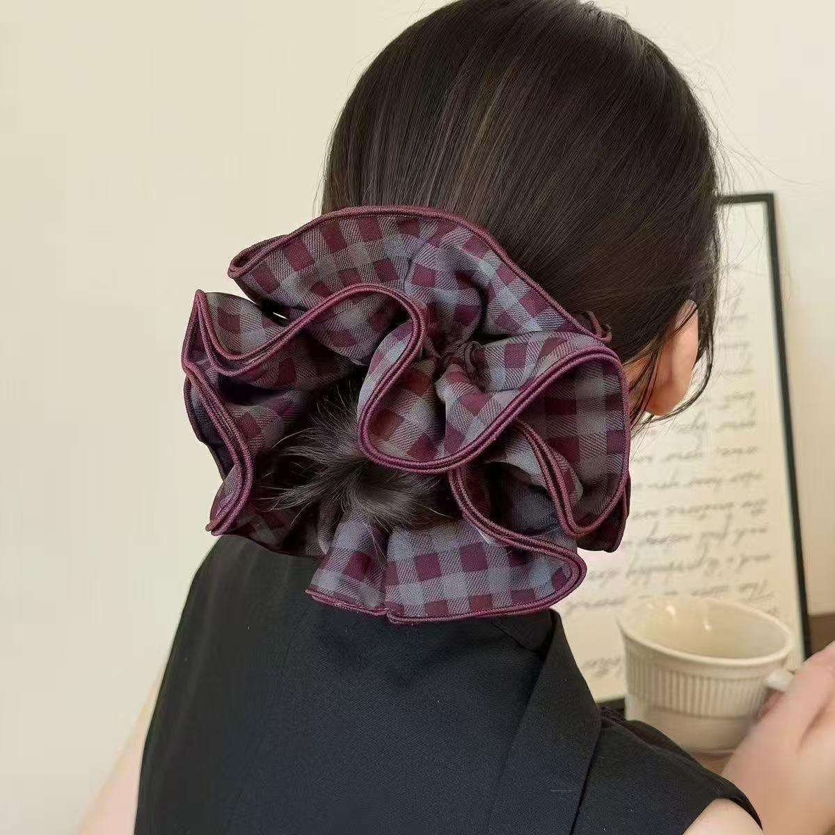 

Dazzling Zhao Lusi Large Intestine Hair Tie Set - 5 New Hair Ties, Rubber Bands, and Hair Accessories