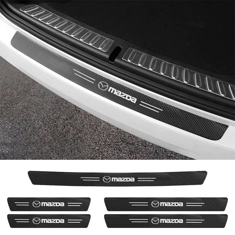 Car Door Sill Threshold Anti Scratch Protector Stickers For Mazda 3 6 CX5 2 CX3 CX9 MX5 RX8 Axela Demio Atenza MS GJI GH BK MP 5