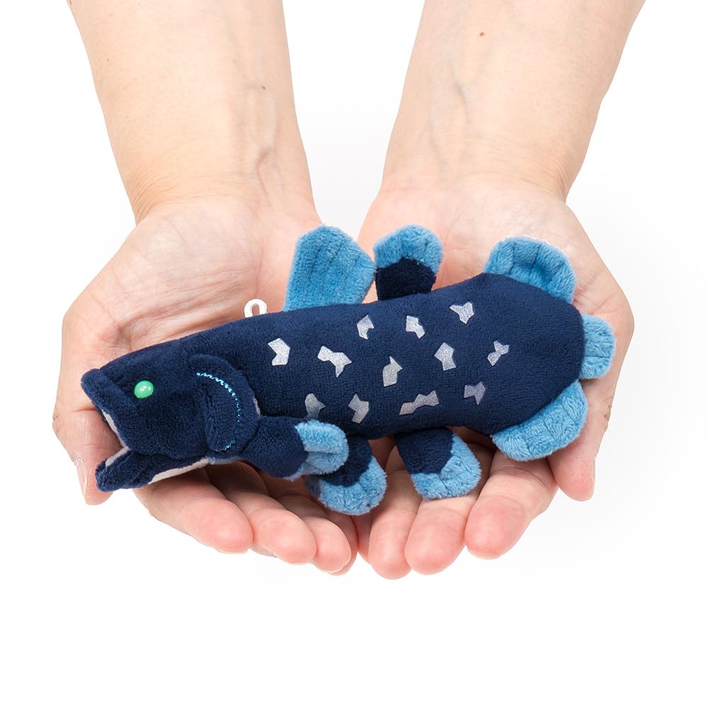 COLORATA Coelacanth Plush Mascot (Realistic Deep-Sea CreatureWith Chain) Keychain Doll Gift (Twice Tested)  Christmas Present