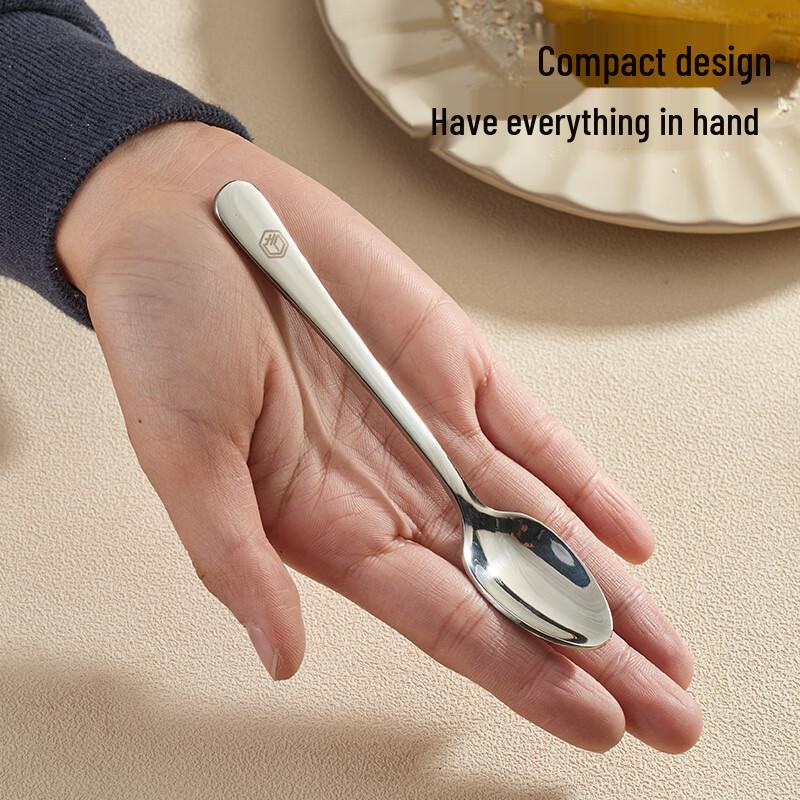 Edelstahl 304 Dessertlöffel, 2er-Pack