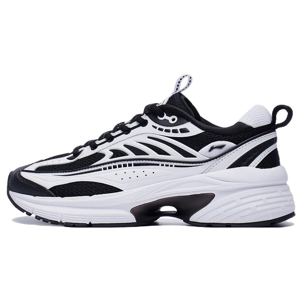 New LiNing Comet Wear resistant And Lightweight Low Top Casual Shoes Women's White Black AGCT236-1
