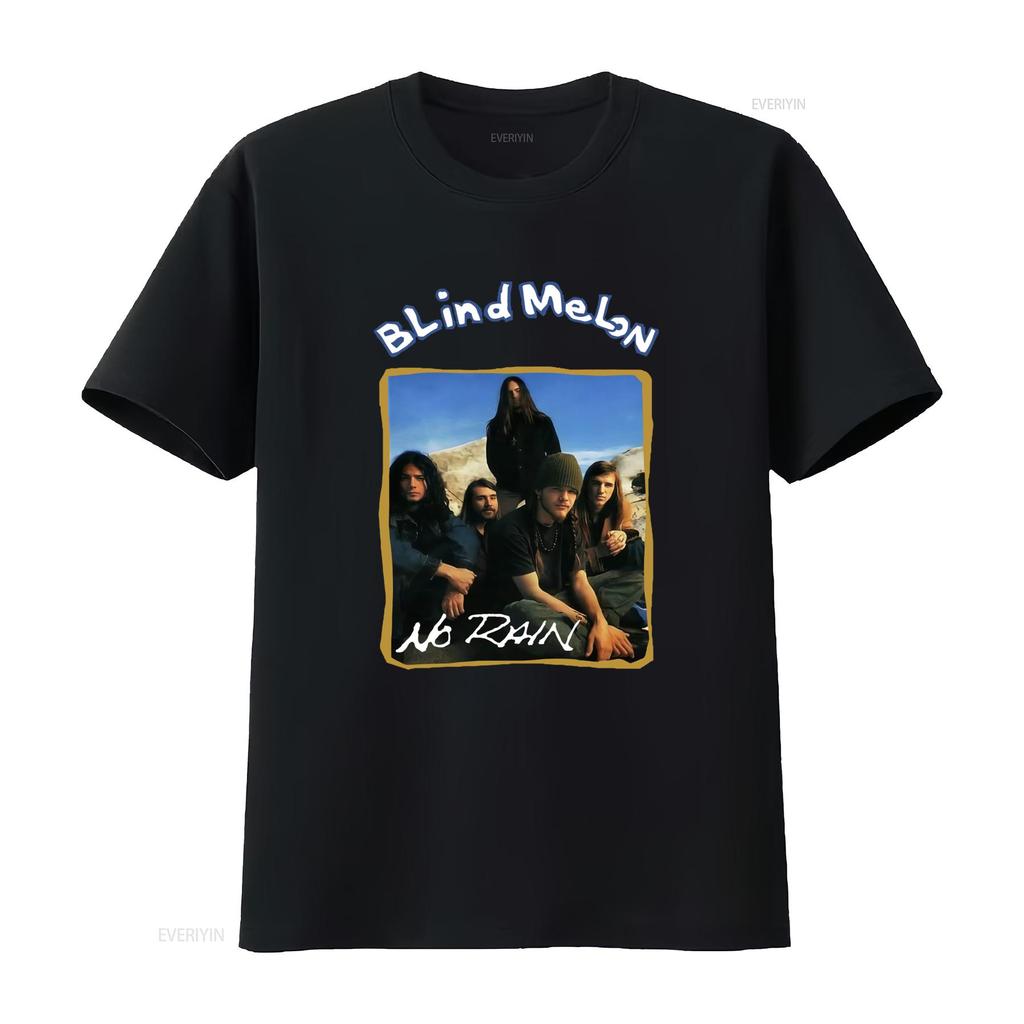 T-shirt in cotone Blind Melon No Rain Stampa band musicale per uomo vintage Lavata moda Unisex abbigliamento designer homme Alla moda