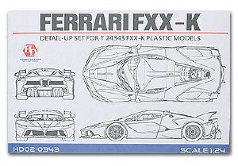 

Hobby Design Набор для детализации Ferrari Tamiya 1/24 FXX-K HD02-0343