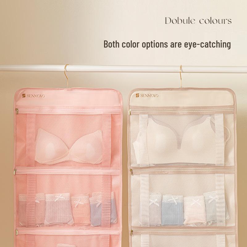 Multi-functional Hanging Storage Bag for Wardrobe - Perfect for Underwear, Socks, and More