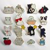 Cute Cartoon Metal Brooch - Trendy Fashion Accessory