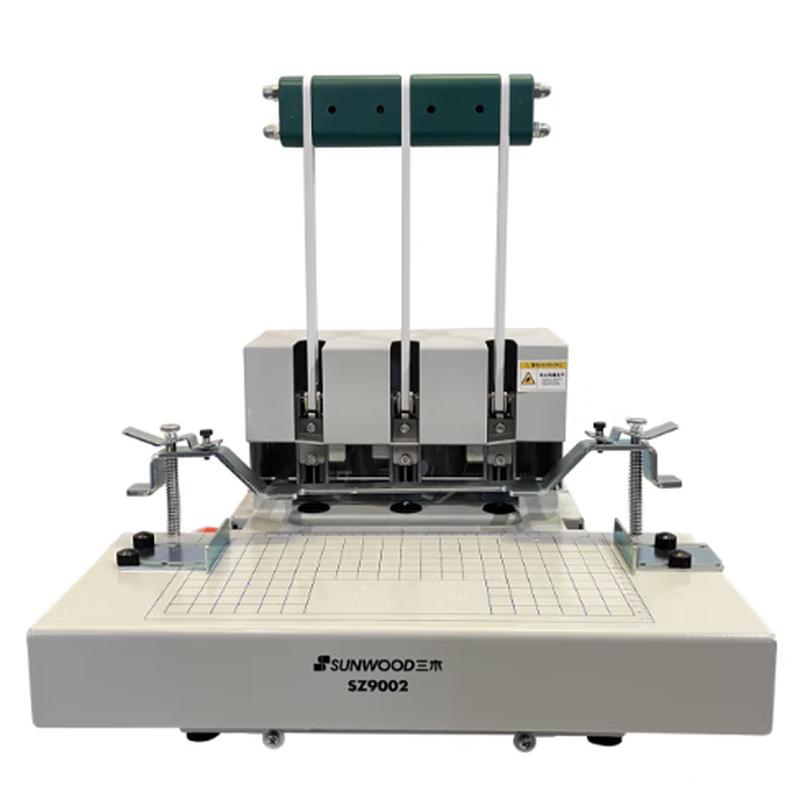 SUNWOOD SZ9002 Adjustable 3-Hole Financial Binding Machine