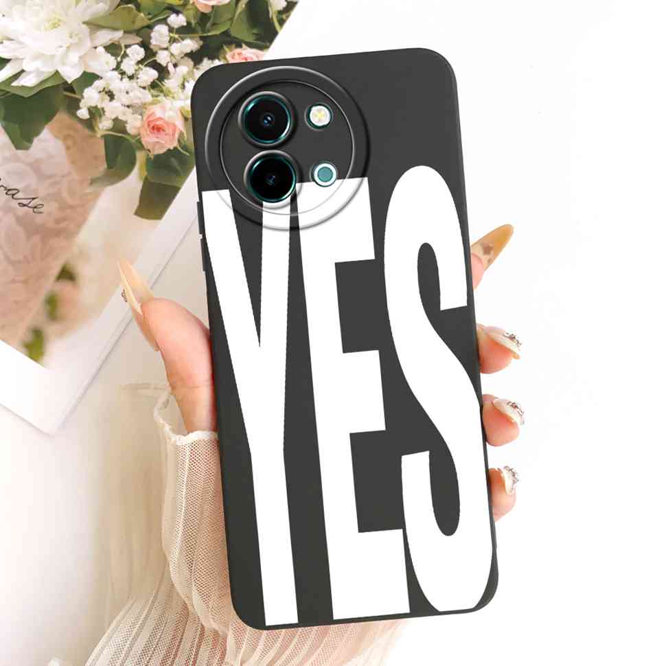 For Vivo Y38 5G Case Cartoon Cat Sunflower Silicone Back Cover For Vivo Y38 Y 38 5G Shockproof Phone Cases Bumper