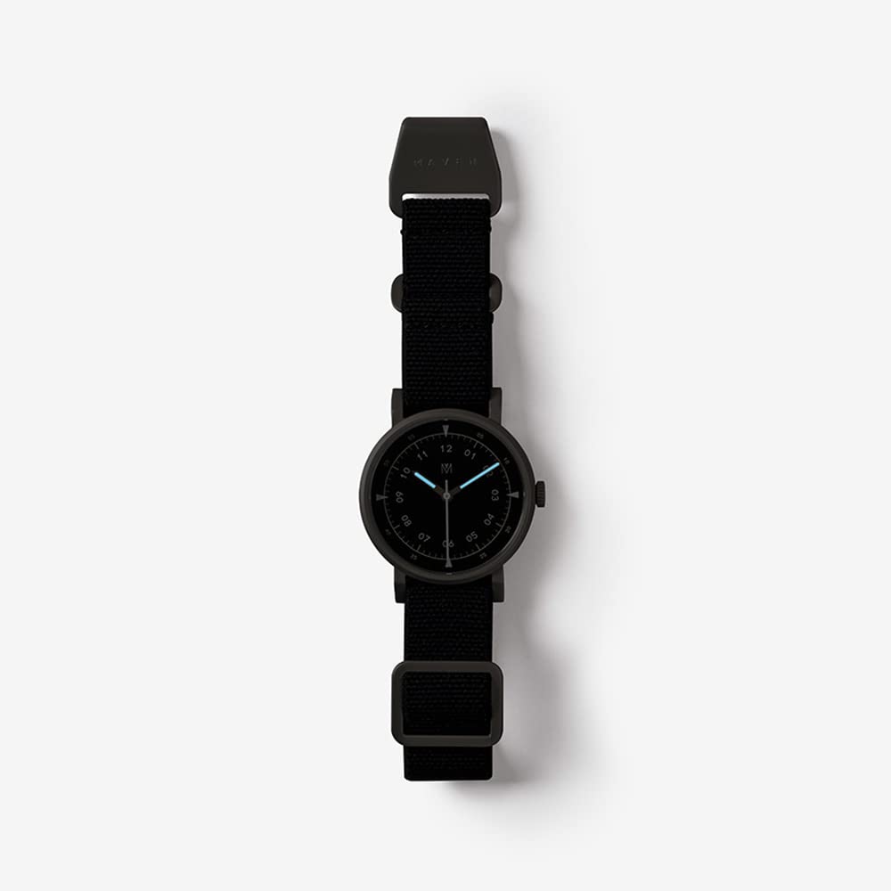 Maven Watches 34mm THE URBAN SCOUT SERIES Minimalist Fashion Watch BLACK P (MUS-03 34MM)