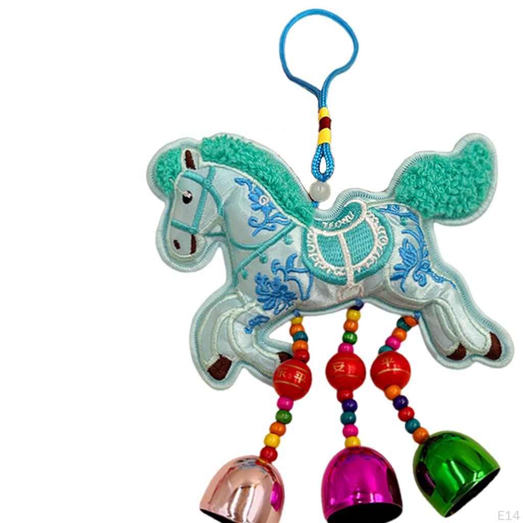 Car Rearview Mirror Decoration, Horse Ornament for Chinese Year, Spring Festival,