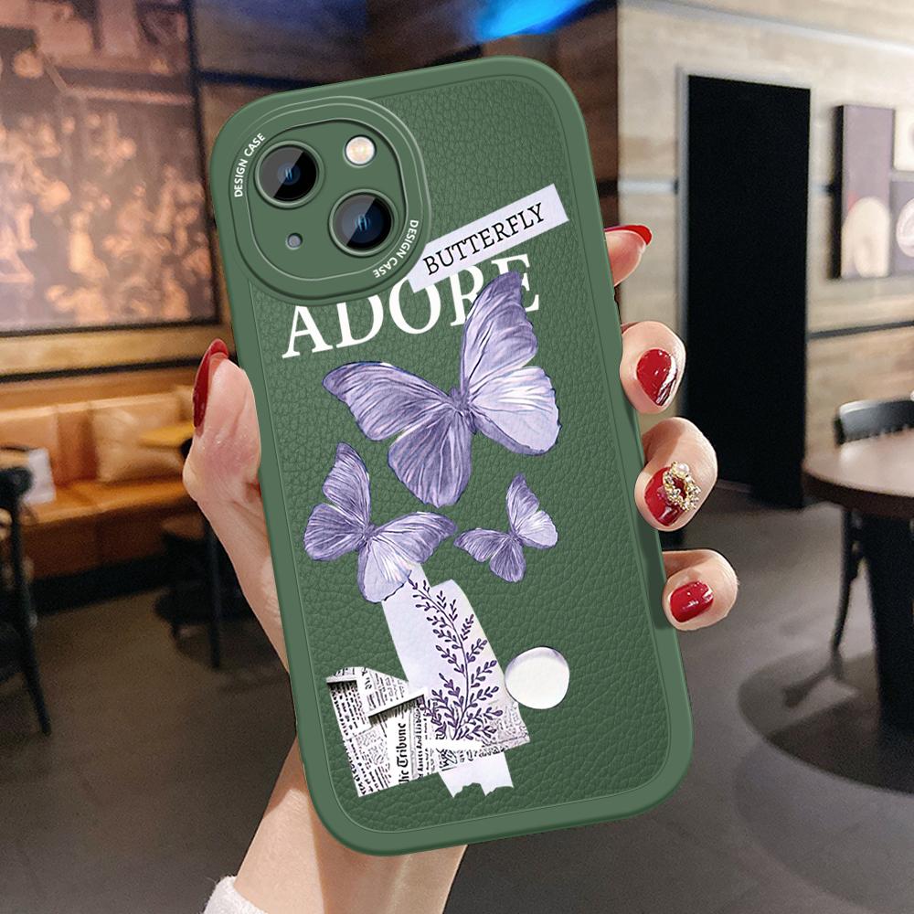 Beliebte PU-Leder-Handyhülle für iPhone Samsung Galaxy Xiaomi Redmi VIVO OPPO HUAWEI Honor Infinix Soft Back Cover Coque